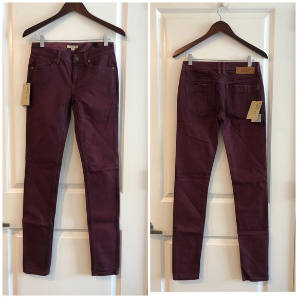 Nwt Burberry Brit Kensington Skinny 